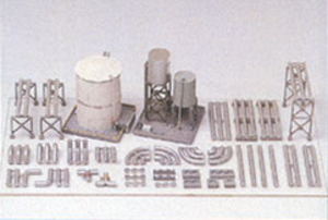 Factory Annexed Structure B (Unassembled Kit) (Model Train)