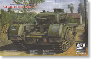 Churchill Infantry Tank Mk.6 w/QF75mm Gun (Plastic model)