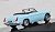 MG B カブリオレ L 1964 (ライトブルー) （インテリア：ブルー） UKライセンスプレート付 (ミニカー) 商品画像3