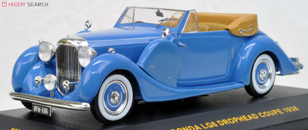 ラゴンダ LG6 ドロップヘットﾞ クーペ 1938 (ブルー) (ミニカー) 商品画像2