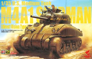 U.S. Medium Tank M4A1 Sherman (Direct Vision Type) (Plastic model)