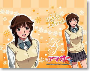 Amagami SS+ Mofumofu Mini Hot Water Bottle Sakurai Rihoko Hot Water Bottle Cover (Anime Toy)