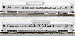 Budd Rail Diesel Car(RDC) F Western Pacific (RDC-2 #375, #376) (2-Car Set) (Model Train)