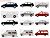 The Car Collection Vol.12R (12 pieces) (Model Train) Item picture1