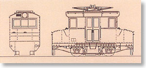 Mie Kotsu Electric Locomotive Type De61 (Unassembled Kit) (Model Train)