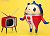 Twin Pack: Teddie and TV (PVC Figure) Item picture2