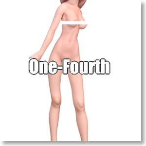 One Fourth - 50M (BodyColor / Skin White) w/Full Option Set (Fashion Doll)