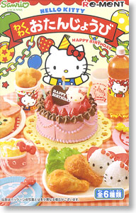 Sanrio Character Hello Kitty Waku Waku Birthday 6 pieces (Shokugan)
