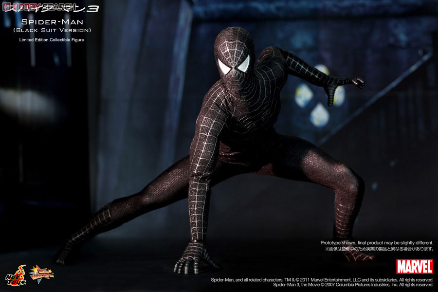 ムービー・マスターピース 『スパイダーマン3』 スパイダーマン（ブラック・コスチューム版） 商品画像1