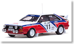 アウディ クワトロ ラリー - #11 M.Cinotto/E.Radaelli (Rallye Monte-Carlo 1982) (ミニカー)