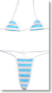 `Simapan` 1/1 Brassiere & Shorts Set (Sky Blue) One-size-fits-all (Fashion Doll)