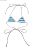 `Simapan` 1/1 Brassiere & Shorts Set (Sky Blue) One-size-fits-all (Fashion Doll) Item picture4