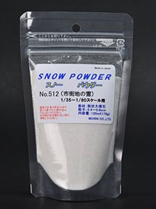 No.512 Rストーン スノーパウダー (市街地の雪) (120ml・170g) (鉄道模型)