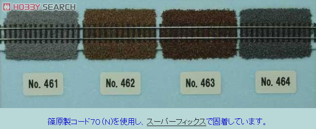 No.463 Rストーン バラストN 粗目 ローカルII (濃茶色/ダークブラウン) 120ml (鉄道模型) その他の画像1