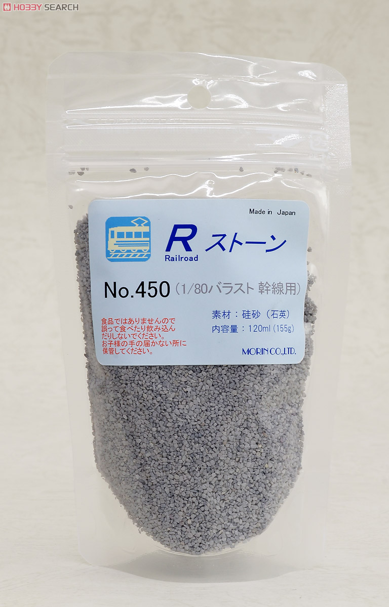 No.450 Rストーン バラスト1/80 幹線用 (ライトグレー) 120ml (鉄道模型) 商品画像2