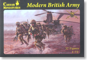 Modern British Army - desert region (Plastic model)