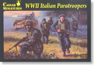 WWII Italian Paratroopers (Plastic model)