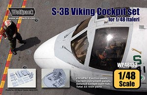 S-3B Viking Wing Cockpit set (for Italeri) (Plastic model)