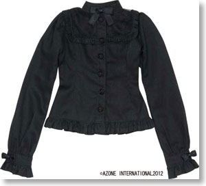 50cm Black Raven Clothing Corneille Blouse (Black) (Fashion Doll)