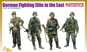 WW.II German Waffen-SS Soldier Eastern Front (4 Figures) (Plastic model)