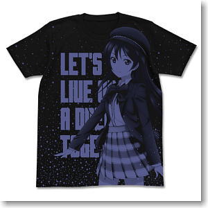 Lovelive! Sonoda Umi T-shirt Black M (Anime Toy)