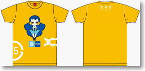 Mawaru-Penguindrum Double H Hikari T-shirt Gold S (Anime Toy)