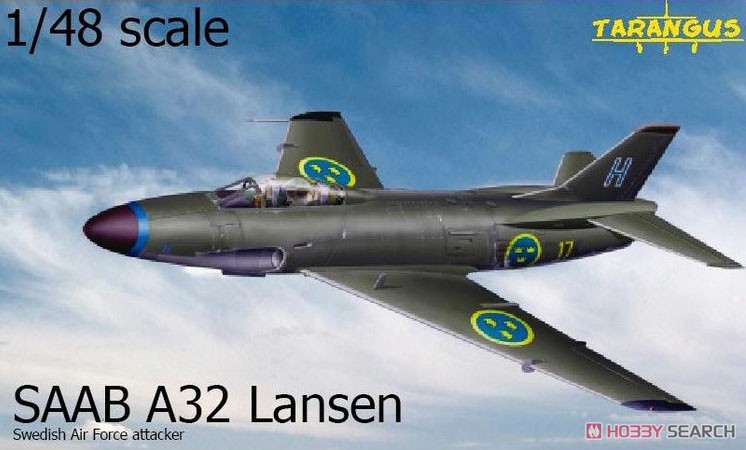 サーブ A32A ランセン 対地・対艦攻撃機 (プラモデル) パッケージ1