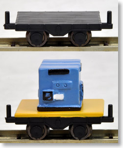 保線用トロッコ 平トロッコ (ウェルダー1個付) (2両セット) (鉄道模型)