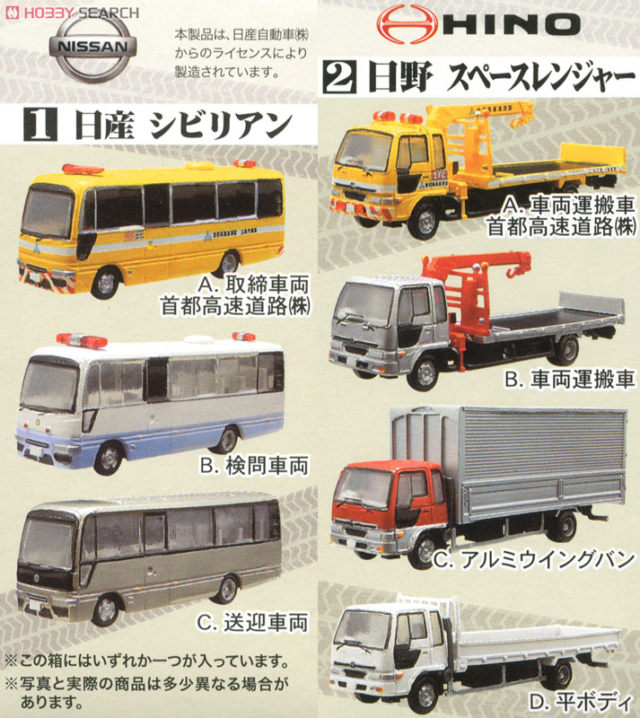 1/150 ニッポンの働く車 10個セット (鉄道模型) 商品画像9