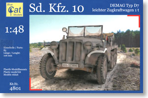 Zukraftwagen 1t (SdKfz.10) Demag Type D7 Europe (Plastic model)