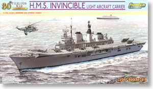 イギリス海軍 航空母艦 インヴィンシブル フォークランド紛争30周年記念 (プラモデル)