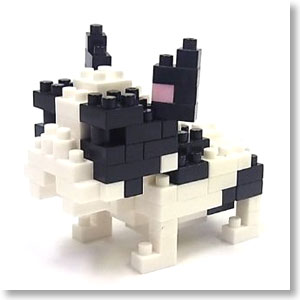 nanoblock French Bulldog (Pied) (Block Toy)