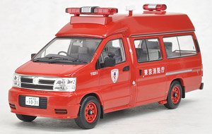 TLV-N43-03a 日産エルグランド 消防指揮車 (東京消防庁) (ミニカー)