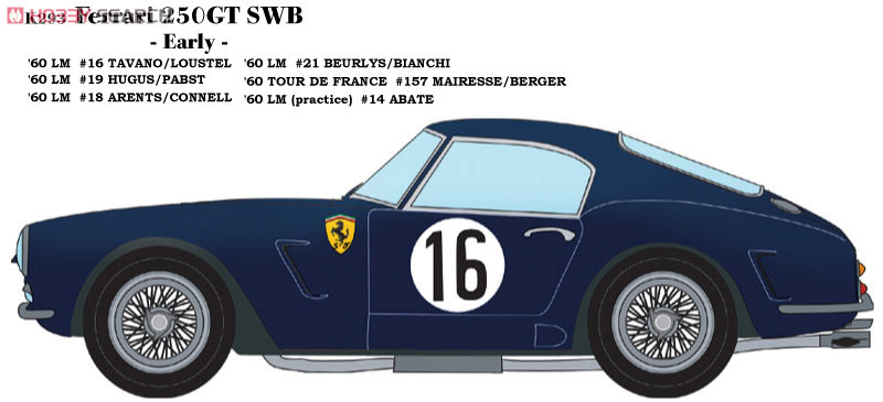 Ferrari 250SWB Early Version (Metal/Resin kit) Other picture1