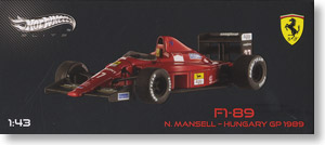 フェラーリ 640 1989 ハンガリーGP N.マンセル (ミニカー) パッケージ1