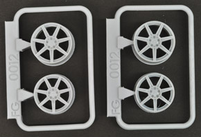 Mercedes Benz SLS AMG 2011 Wheel Set for Fujimi New Type SLS AMG Wheel Need Fujimi SLS AMG Kit (Model Car)