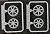 メルセデス・ベンツ SLS AMG ロードスター ホイールセット (FUJIMI) (プラモデル) 商品画像1