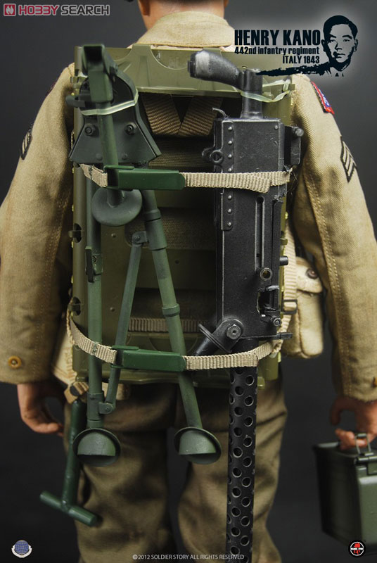 ソルジャー・ストーリー 1/6 WWII アメリカ陸軍 第442連隊戦闘団 日系人部隊機関銃兵 ヘンリー・カノウ (ドール) 商品画像11