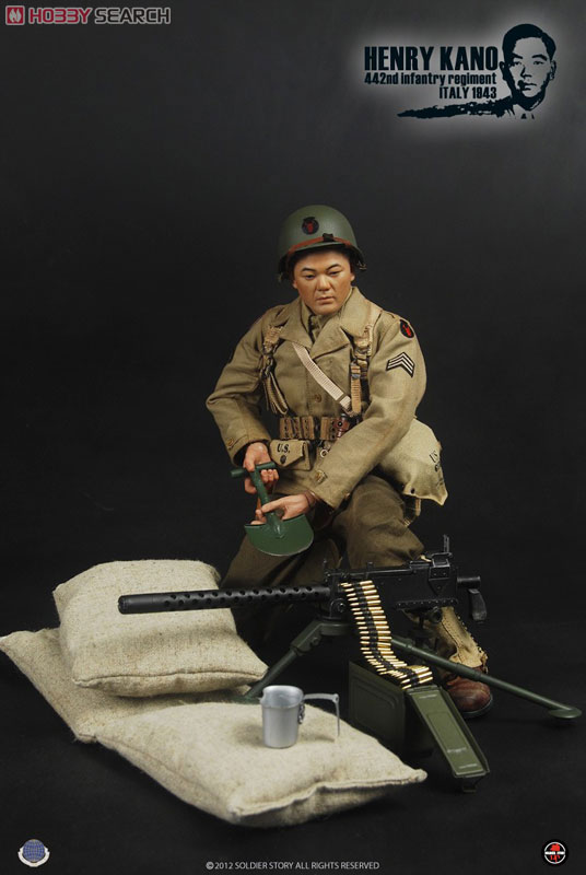 ソルジャー・ストーリー 1/6 WWII アメリカ陸軍 第442連隊戦闘団 日系人部隊機関銃兵 ヘンリー・カノウ (ドール) 商品画像12