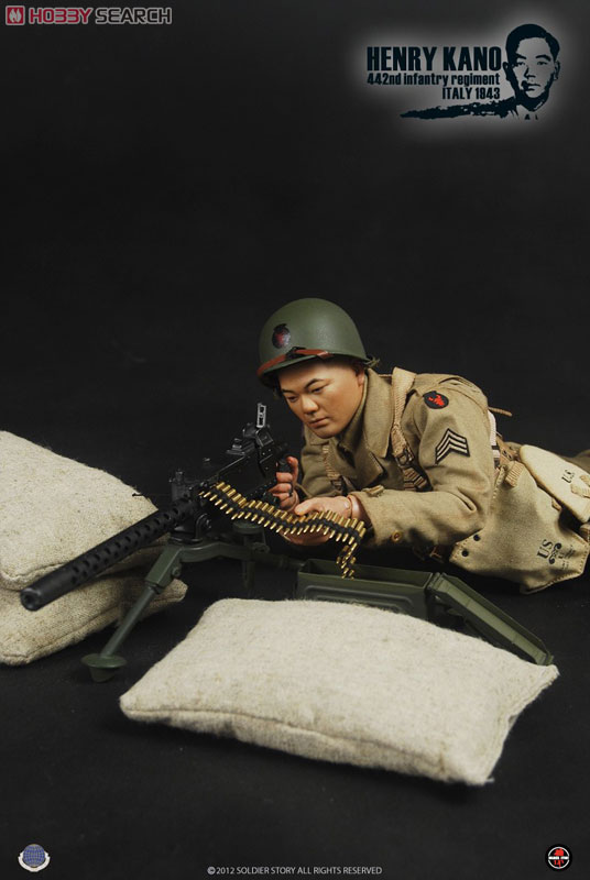 ソルジャー・ストーリー 1/6 WWII アメリカ陸軍 第442連隊戦闘団 日系人部隊機関銃兵 ヘンリー・カノウ (ドール) 商品画像13