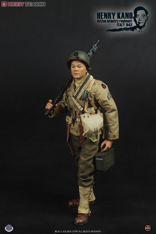 ソルジャー・ストーリー 1/6 WWII アメリカ陸軍 第442連隊戦闘団 日系人部隊機関銃兵 ヘンリー・カノウ (ドール) 商品画像2