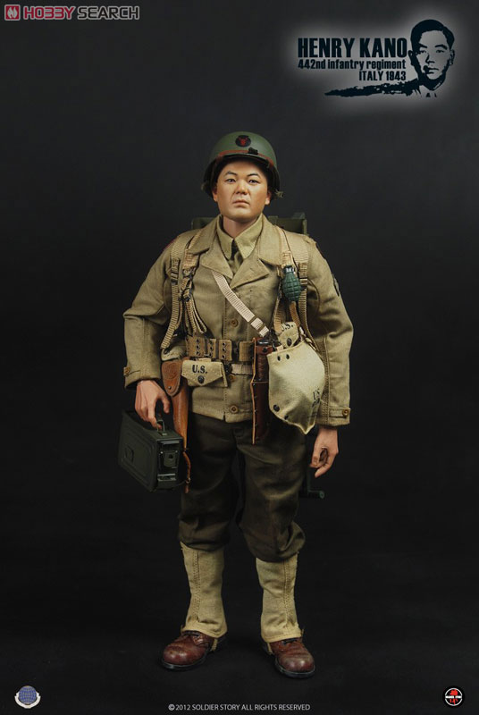 ソルジャー・ストーリー 1/6 WWII アメリカ陸軍 第442連隊戦闘団 日系人部隊機関銃兵 ヘンリー・カノウ (ドール) 商品画像4