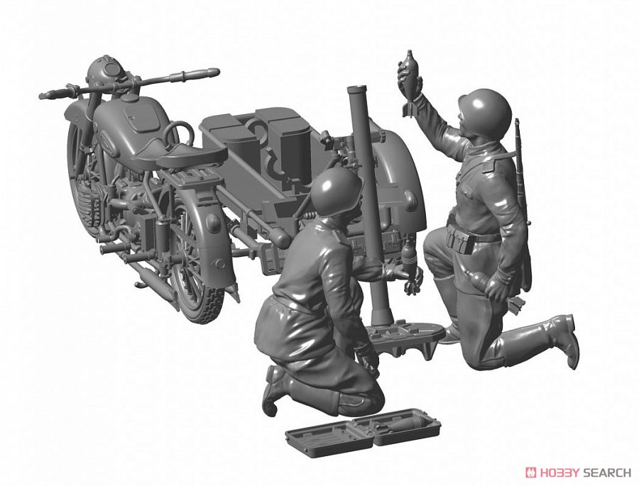 M72 ソビエトバイク & 82mm迫撃砲 (プラモデル) その他の画像1
