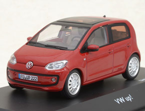 VW Up 4ドア (トルネードレッド) (ミニカー)