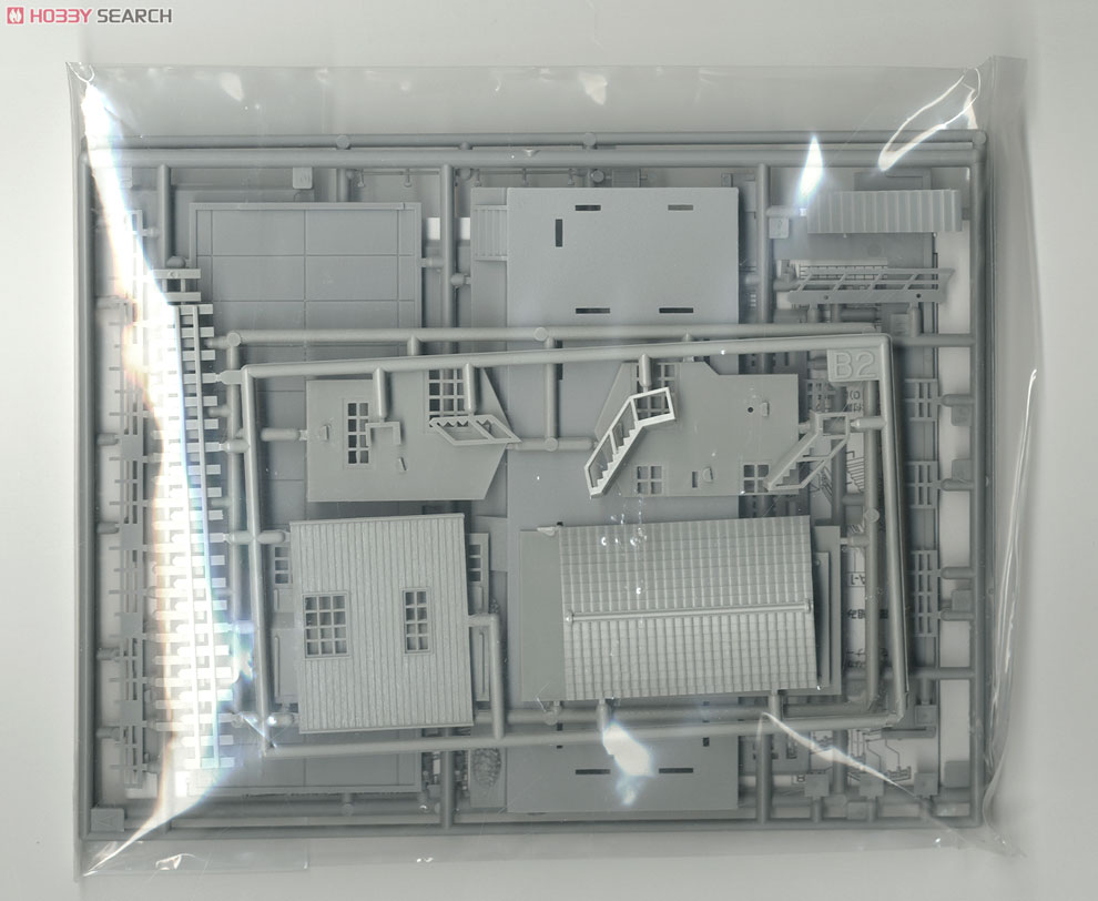 近代型詰所 (組み立てキット) (鉄道模型) 中身1