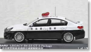 Subaru Legacy B4 2.5GT S Package 2010 Nara Prefectural Police Highway Traffic Police Corps Vehicle (317) (Diecast Car)