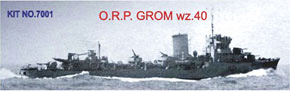 ポーランド駆逐艦グローム1940 (プラモデル)