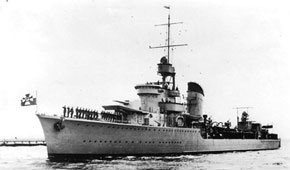 ポーランド駆逐艦ブリスカヴィッツァ1938 (プラモデル)