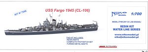 米海軍ファーゴ級軽巡洋艦 CL-106 ファーゴ 1945 (プラモデル)