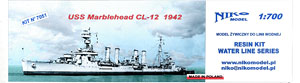 米海軍オマハ級軽巡洋艦CL-12マーブルヘッド1942 (プラモデル)